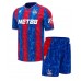 Camiseta Crystal Palace Adam Wharton #20 Primera Equipación Replica 2024-25 para niños mangas cortas (+ Pantalones cortos)